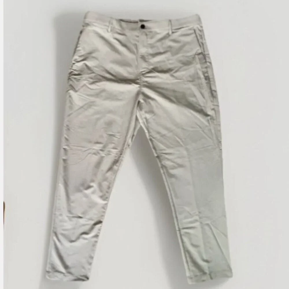 Banana Republic Mens Athletic Slim Fit Performance Pant Khaki Chino Size 40x30